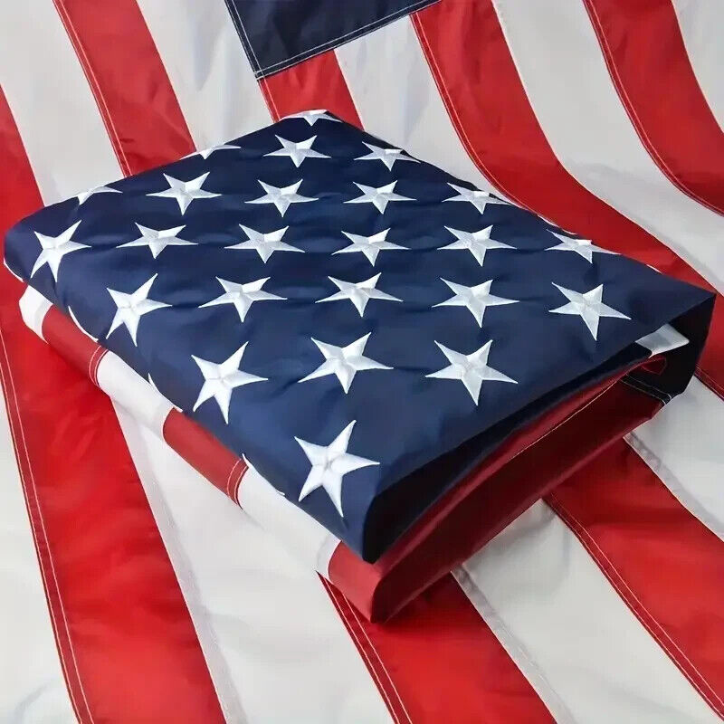 American Flag National Flag of the United States Embroidered 3 ft x 5 ft NEW! Home & Garden:Yard, Garden & Outdoor Living:Décor:Flags Cozy Home Treasures